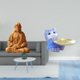thumbnail image 2 of Estatua del Corazón de Jesús,Estatua del Sagrado Corazón de Jesús para decoración del hogar,Figura católica de Jesús,Figura de oso,Bandeja para gatos Bandeja para dulces para gatos, 2 of 8