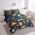 thumbnail image 2 of Erosebridal Camping Accessories Bedding Comforter Set 7-Piece for Kids Boys Girls,Camping Theme King Bedding Sets for Teens,Navy Blue Reversible,Luxury Bedroom Decor, 2 of 6