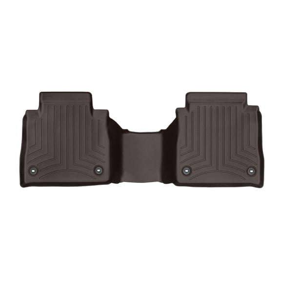 WeatherTech Custom Fit FloorLiners compatible with Lexus LS Hybrid, LS - 2nd Row, Cocoa