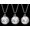 White Turquoise, variant on 10pc Quartz Tiger Eye Gem Stone dolphin Pendants Prism Magic Reiki Chakra Amulet-Mixed Color