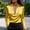 🔥 Yellow, variant on Women's Tops Womens Fashion Fall and Winter Women's Temperament Solid Color Long Sleeve Round Collar Top/Shirt for Cold Weather and Everyday Wear Pink XXXL