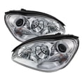 thumbnail image 1 of For 01-06 Mercedes Benz S63 W220 Sonar Projector Headlights (Chrome) YD-PRO-MBW220-C, 1 of 2