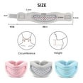 thumbnail image 2 of Neck Brace for Pain Relief and Support,Soft Adjustable Cervical Collar Neck Traction Device,Neck Protectors Wraps,Memory Foam Wrapped in Silicone Breathable Frame,One Size for Men&Women (1PC, Grey), 2 of 7
