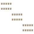 thumbnail image 2 of kurtrusly 10 Pieces Wedding Bowknot Paper Gift Box Birthday Portable Present Case Party Favor Cookies Biscuits Packing Boxes Brown 3Set, 2 of 6