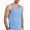 Sky Blue, variant on Mens Casual Tank Tops Summer Beach Vacation Muscle Sleeveless Shirts Classic Quick Dry Moisture Wicking Workout Tops