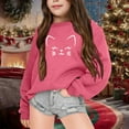 thumbnail image 2 of Chandail en Molleton pour Enfants Garçons Manches Longues Chandail en Molleton Imprimé Col Rond Chandails en Molleton Chandail Tops Vêtements Chauds Automne Hiver Vêtements Garçons 4-5 Ans, 2 of 4