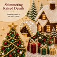 thumbnail image 4 of Premium 3D Pearl Christmas Wall Art Kit, DIY Christmas Pearl Diamond Painting Kit, Christmastree 3D Diamond Painting, Luxury Pearl Bead Art Craft Set, Holiday Home Decor Gift, 4 of 9