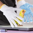 thumbnail image 3 of Guantes protectores de seguridad para masticar, antimordeduras, súper gruesos, para entrenar pájaros pequeños, mascotas, 3 uds., 3 of 10