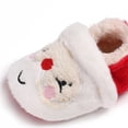 thumbnail image 2 of 1 par de botas navideñas para bebé, pantuflas, botines para recién nacidos, botines cálidos de invierno para niño y niña, 13 cm de largo (blancos), 2 of 7