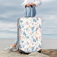 thumbnail image 4 of Uemuo Tulips Flowers Printed Washable Luggage Cover - Fashion Suitcase Protector Fits 18-32 Inch Luggage -X-Large, 4 of 9