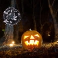 thumbnail image 4 of Guirnalda decorativa de Halloween, guirnalda redonda de oropel, decoración de pared para puerta colgante para fiesta de Navidad de Halloween, 4 of 5