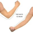 thumbnail image 4 of ALAZA Light Orange UV Sun Protection Arm Sleeves UPF 50+ Compression Cooling Sleeve 1 Pair, 4 of 7