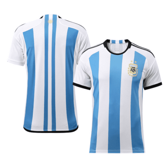 2022 Men's and Women's Argentina World Cup Football Team Jersey high-quality Short sleeve Tops INS fashion sport running Soccer Uniforms SIZE XS-XXL
