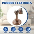 thumbnail image 4 of ZHZFKQ Door Stoppers Bottom Magnetic Core Stop Matching Screws Decorative brown, 4 of 7