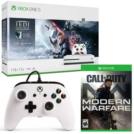 Xbox One S 1TB Star Wars Jedi: Fallen Order Bundle with choice of BONUS controller