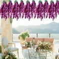 thumbnail image 5 of Gmogad Artificial Thai Orchid Flower Vines 83cm Realistic Wedding Arch Garland Plastic Greenery for Home Office Ceiling Party Decoration, 5 of 6