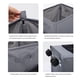 thumbnail image 3 of Toystoory Cesta de almacenamiento para la colada, estuche protector plegable, contenedor Oxford de una sola rejilla, apartamento, familia, viajes Almacenamiento y organización del hogar Negro, 3 of 6
