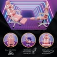 thumbnail image 4 of Silla Gamer Ergonómica IG642 Reclinable hasta 135°  Soporta hasta 120 kg con reposapies y Cojines para Soporte de Cuello y Lumbar Silla de Oficina y Escritorio Ejecutiva, 4 of 8