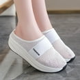 thumbnail image 6 of JeashCHAT Women's Breathable Mesh Walking Mules Sneakers Backless Slip On Shoes Ladies Comfortable House Slippers Platform Slides, 6 of 7