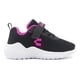 thumbnail image 1 of Tenis Charly Niña Kids Deportivo Comodos Velcro Negro/fiusha negro 17, 1 of 8
