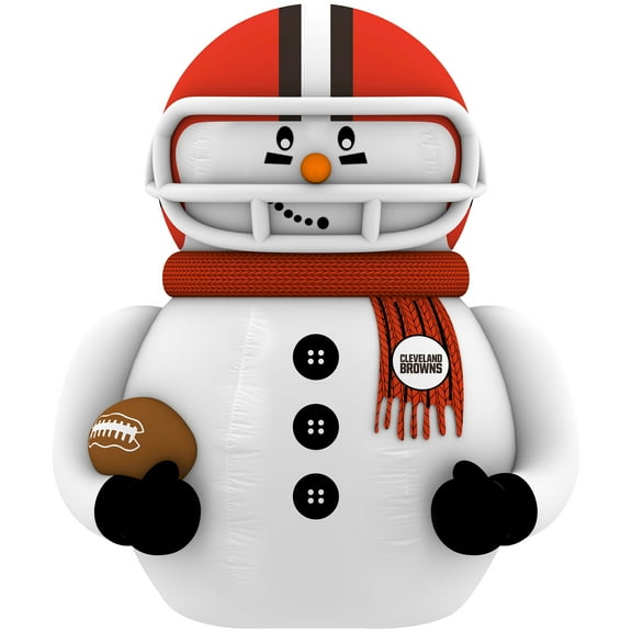 Cleveland Browns 7' Inflatable Snowman Player
