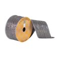 thumbnail image 1 of Vickerman Q180482 2.5 in. x 10 Yards Pewter &amp; Gold Stripes Ribbon, 1 of 1