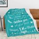 thumbnail image 2 of LHSHID Best Birthday Gifts for 18 Year Old Girls Happy 18th Birthday Gifts Throw Blanket 60"x80", 2 of 7