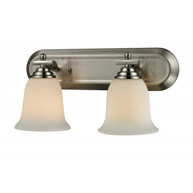 Z-Lite Lagoon 2 Light Vanity Light in Brushed Nickel