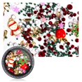 thumbnail image 4 of 6 Boxes Christmas Nail Charm Fashion Creative Nail Art Charm Nail Rhinestone, 4 of 7