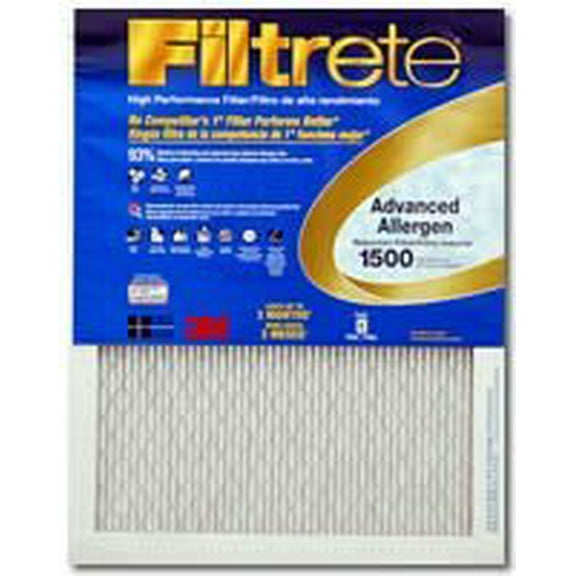 20x30x1 3M Filtrete Advanced Allergen Filter 1-Pack