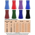 thumbnail image 2 of Sexy Dance Nightshirt for Women Sleeveless Sleepwear Nightgown V Neck Henley Tunic Tank Dress Casual Lounge Loose Ruched Pajama Dress, 2 of 4