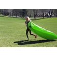 thumbnail image 5 of Inflatable LayAbout Lounger - Convenient and Portable Compression Nylon Outdoor Sleeping Air Bean Bag - Perfect Sofa Chair Couch for Hangouts, Beach, and Camping (Green), 5 of 5