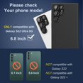 thumbnail image 6 of Dteck 2-Pack for Samsung Galaxy S22 Ultra,Lens Protector, Premium Tempered Glass Aluminum Alloy Metal Camera Lens Protector for Samsung Galaxy S22 Ultra 5G 6.8 Inch,Black, 6 of 7