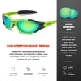 thumbnail image 7 of Youth Sports Polarized Sunglasses for Boys Kids Teens Age 8-16 Baseball Cycling Running Glasses, 7 of 7