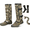 Khaki-B, variant on Snake Guards for Legs, Waterproof Snake Proof Gaiters, Adjustable Leg Protection