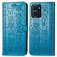 thumbnail image 1 of Funda Cartera FOXDOCK para HMD Pulse Pro , Flip PU con Relieve de Gatos y Perros, Tarjetero y Soporte, 1 of 6