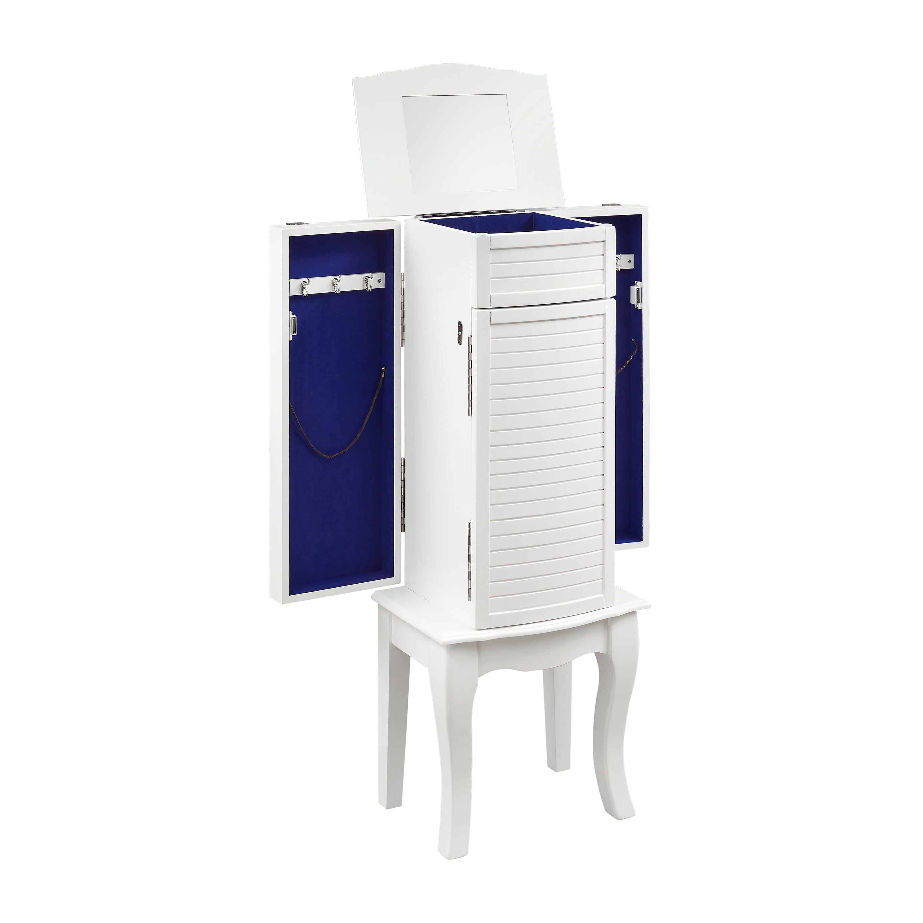 Powell Adamson Jewelry Armoire, White