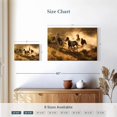 thumbnail image 4 of Elephant Stock Western Cowboys Wall Art - Horizontal Canvas Wall Art - Living Room Wall Decor - Our America Canvas - Orange And Green Decor - 24" x 16", 4 of 8