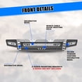 thumbnail image 4 of Modular 2 IN 1 Front Bumper+Side Wings For 2009-2014 Ford F-150 (Excluding raptor) w/2 X 4" pod lights, 4 of 9