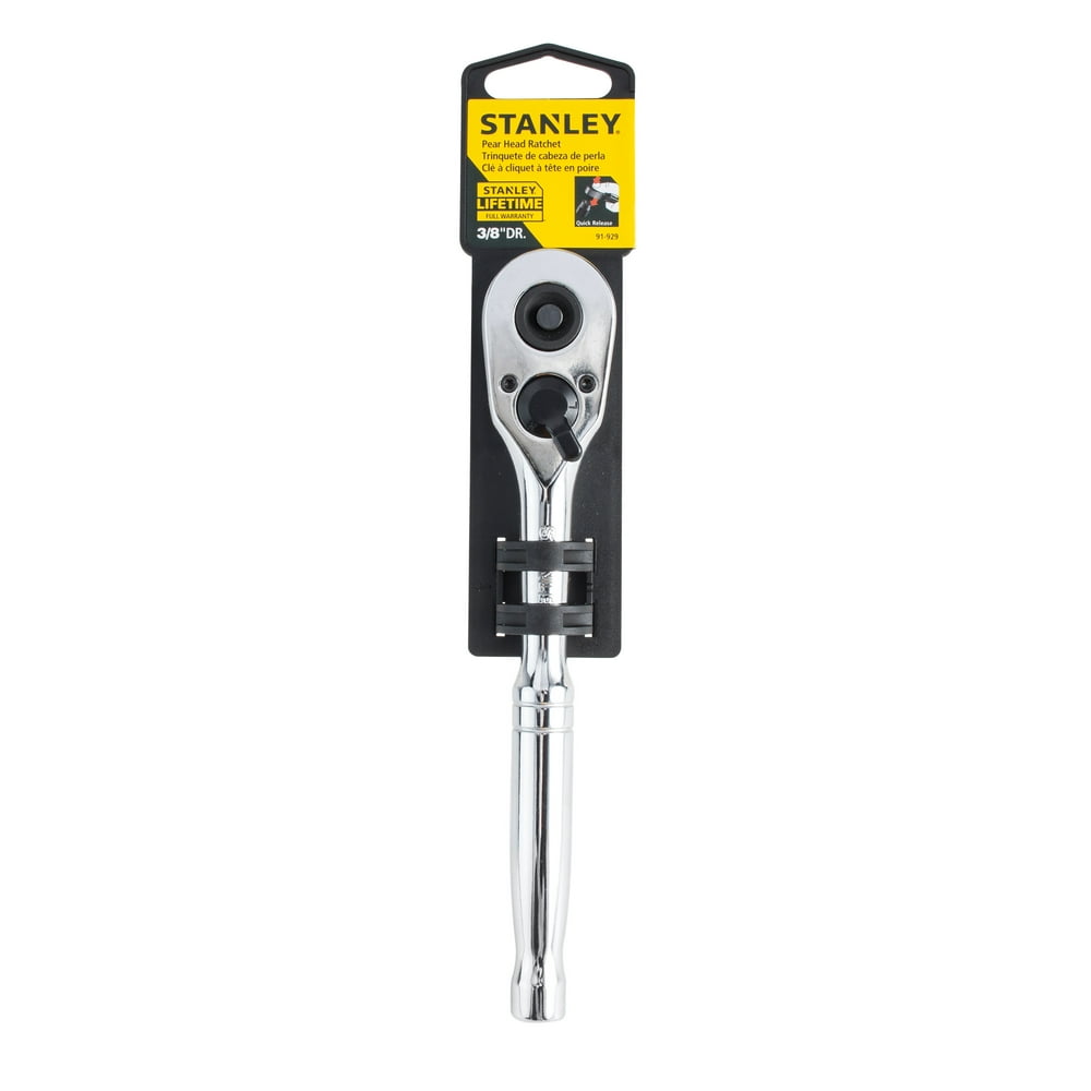 STANLEY 91928 1/4"Drive Pear Head Quick Release Ratchet