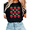 Black-2, variant on Women Casual Feeling Berry Good Strawberry Graphic Tees Cotton Crew Neck Printed T Shirt Tops Black S-5XL