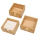 thumbnail image 1 of Porta servilletas de madera hecho a mano de 3 piezas - Porta servilletas de papel - Porta servilletas de madera artesanal, 1 of 5