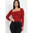 thumbnail image 6 of Shirred Square Neck Top, 6 of 10