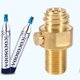 thumbnail image 1 of Conector de latón, M18x1.5 TR21x4 Conector de cilindro de latón soda Accesorio de latón creado con maestría, 1 of 11