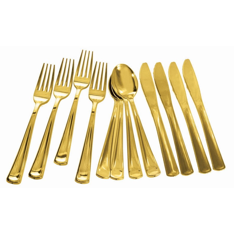 Gold Plated Cutlery Multipack (4 Each)
