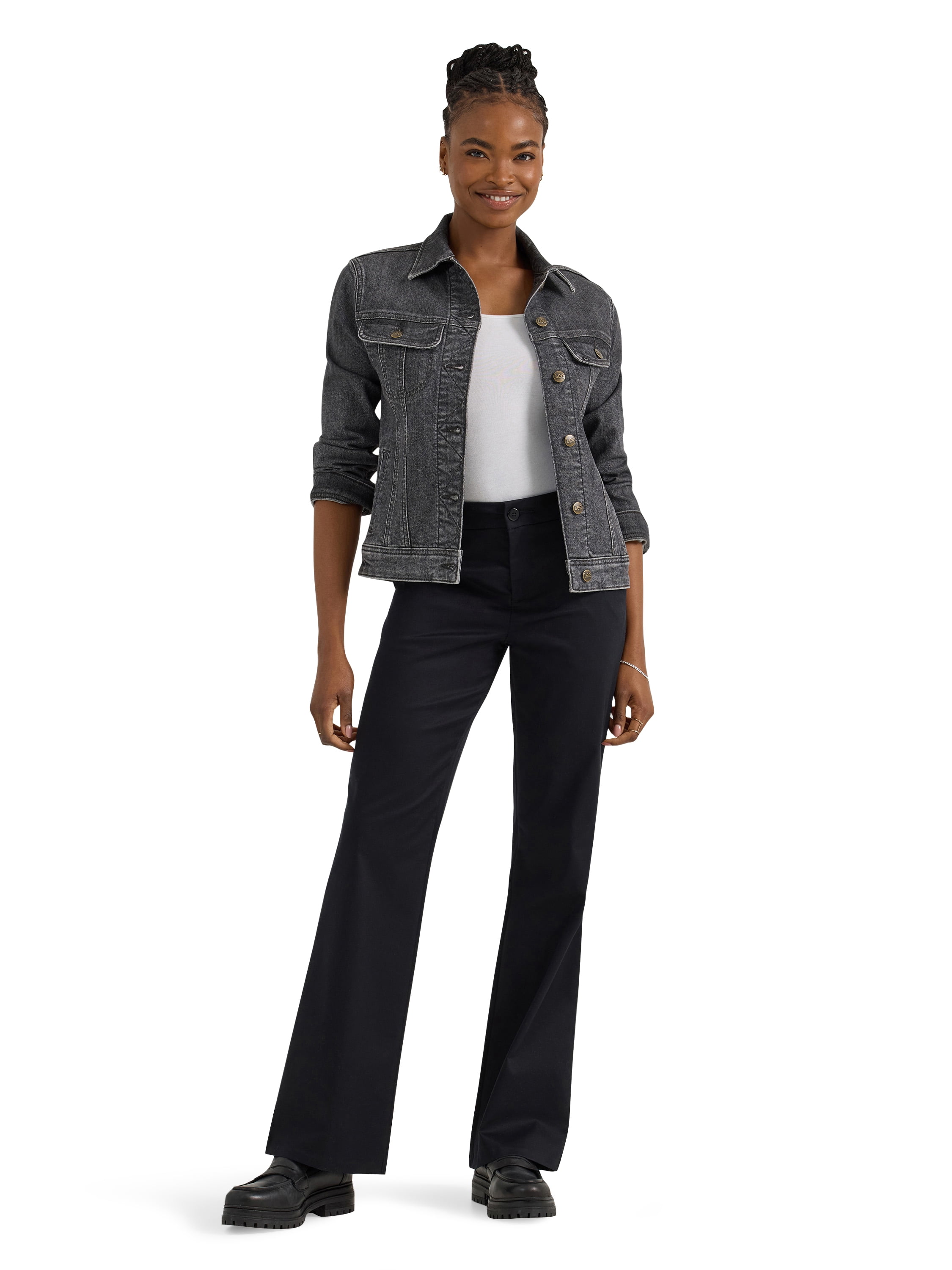 Lee Women's Wrinkle-Free Mid-Rise Bootcut Pant