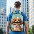 thumbnail image 3 of Aplkyhs Cute Dog School Backpack for Boys Kids Ages 6-18 Ergonomic Padded Straps Large Capacity Water Resistant Durable Bookbag for Elementary Middle High School Use, 3 of 7
