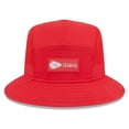 thumbnail image 2 of Men's New Era Red Kansas City Chiefs 2025 Sideline  Bucket Hat, 2 of 5
