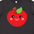 thumbnail image 4 of Inktastic Smiling Apple Youth T-Shirt, 4 of 5