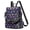 Astronaut and Heart Black Pattern, variant on Alien UFO Black Pattern Fashion Backpack, Convertible Shoulder Bag with Side Bottle Pockets & Convertible Strap, Water Repellent Polyester Gifts for Women Casual Use